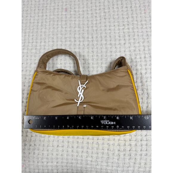 YSL Saint Laurent Women’s Le 5 À 7 Nylon Shoulder Bag Crossbody Made In Italy - Picture 13 of 16